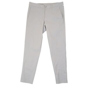 Lululemon Ventlight Commission Pants Men's 36X33 Slim Fit Gray Performance Chino